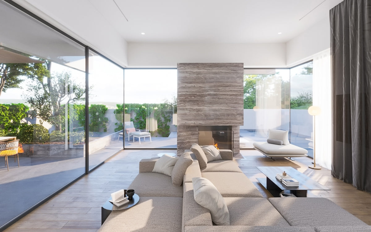 Aluprof MB-SKYLINE TYPE R Sliding Door | Invisible Frame & 0.98 Inch Mullion | Max 13.1 ft High