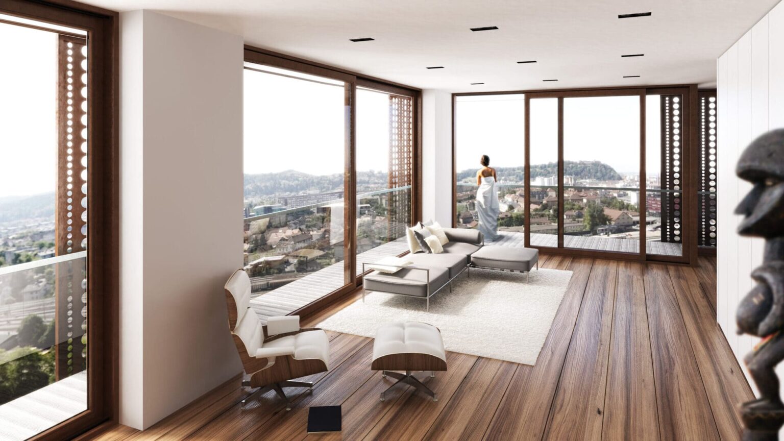 Schüco AWS 60 Standard Aluminum Window System | 60mm Depth | Versatile & Thermally Insulated