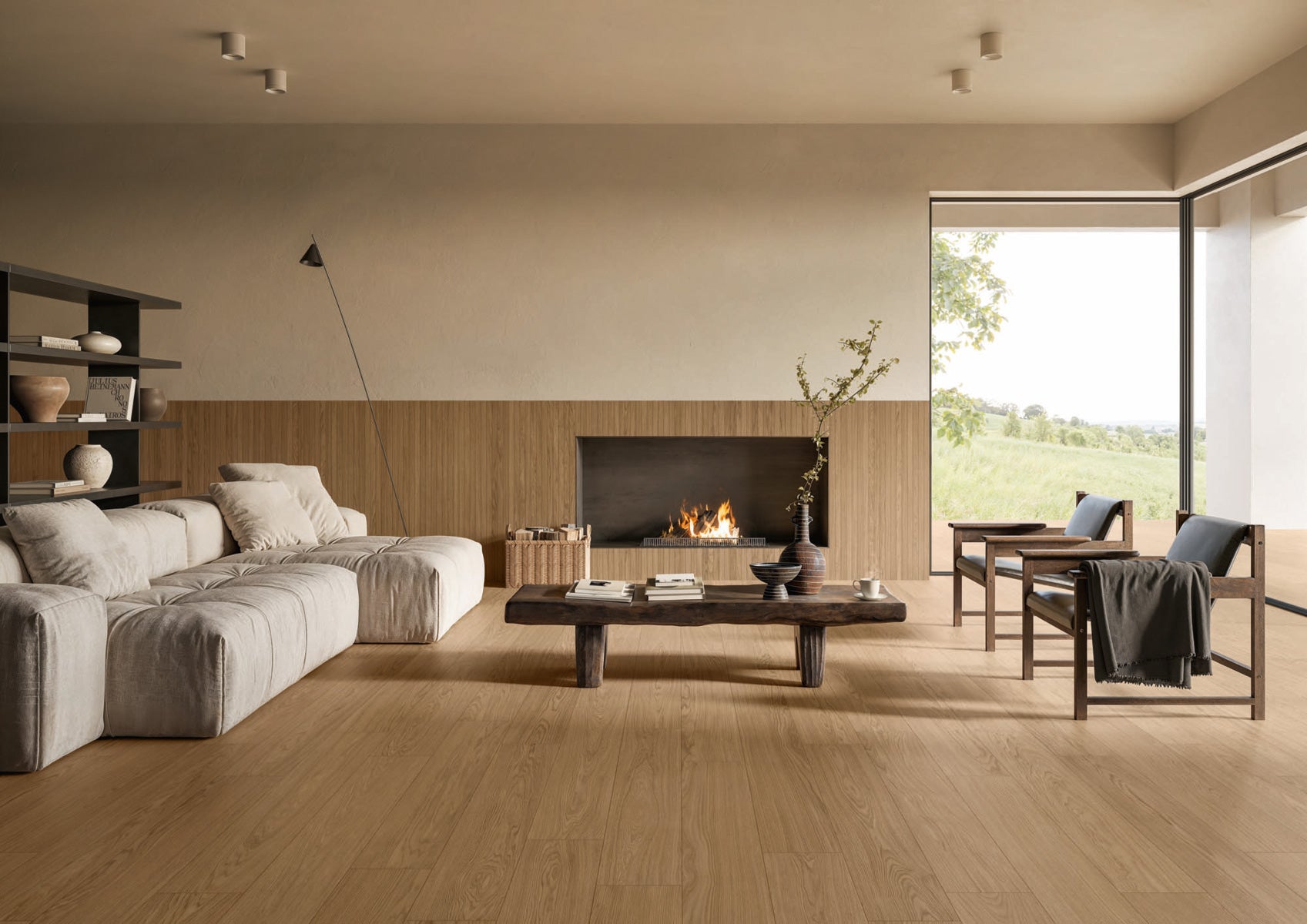 PURE Collection | Elegant Natural Wood-Look Porcelain Floor and Wall Tile