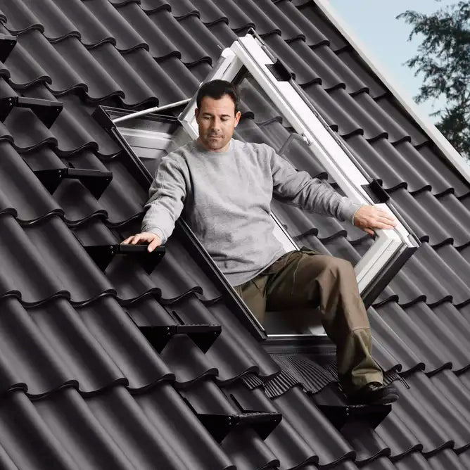 VELUX GTU Emergency Exit Window | Plastic, Top-Hung Opening, Maintenance-Free