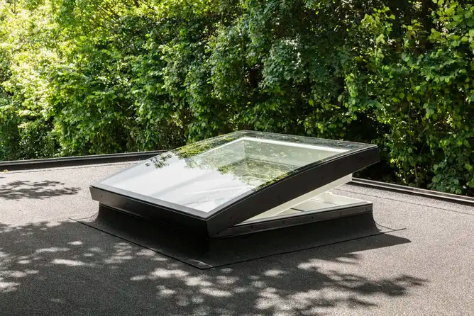 VELUX New Generation Flat Roof Window | Frameless Glass Cover (Fixed, Electric, Solar) | High Security
