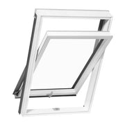 RoofLITE+ Solid PVC Roof Window | Moisture-Resistant PVC + Aluminum Shell | Centre-Pivot Roof Window
