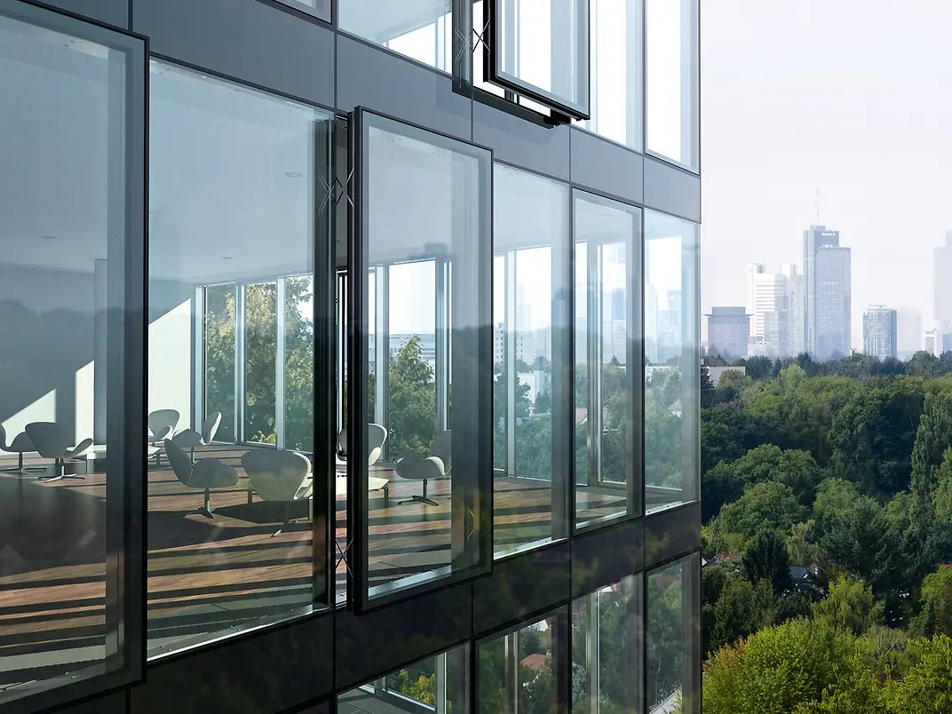 Schüco AWS 114 SG.SI Window Insert | All-Glass Look | Super Insulation & High Vent Weight