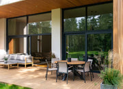 IDEALU IV 92 Wood-Aluminum Lift and Slide Door | Premium Wood-Alu Patio Door System | High-Insulation Large Opening Solution