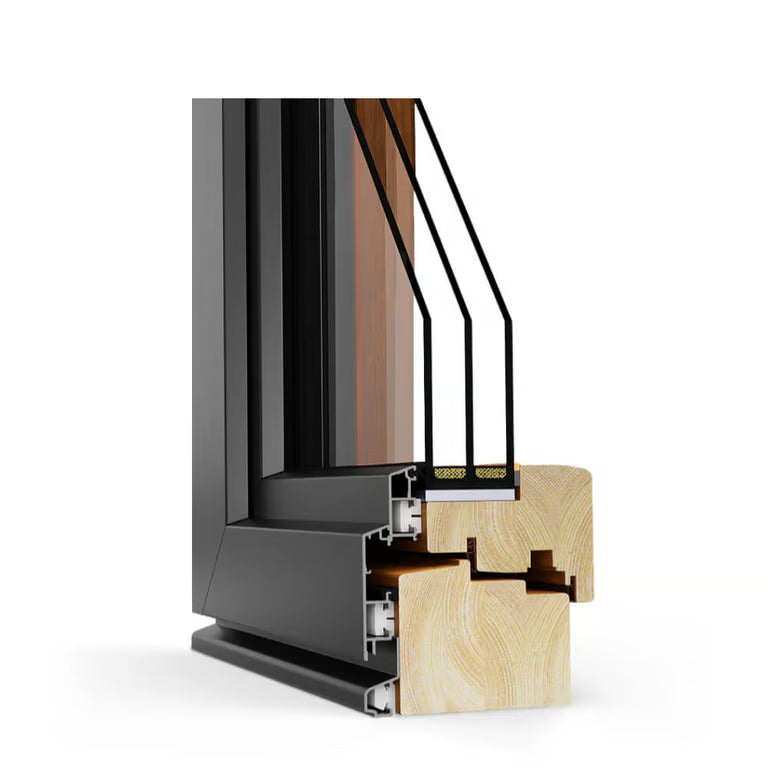 IDEALU Classicline IV 92 Wood-Aluminium Window System 92 mm Frame