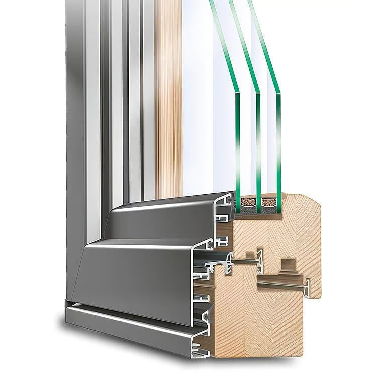 IDEALU Classicline IV 78 Wood-Aluminium Window System 78 mm Frame
