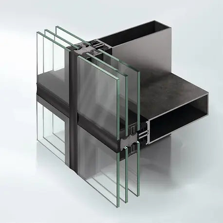 Schüco AOC 60 SG ST.SI Structural Glazing Façade | Slim All-Glass Look | Super Insulation & Steel Substructure
