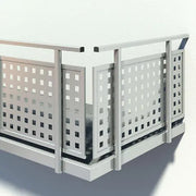 Schüco G 52 R Balustrade System | Round Profile | Concealed Fixing | 0.5 Inch Glass