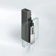 Schüco VISS TV Steel Façade | Dry Glazing | Super Insulation Uf 0.21 | Seamless Skylight Integration