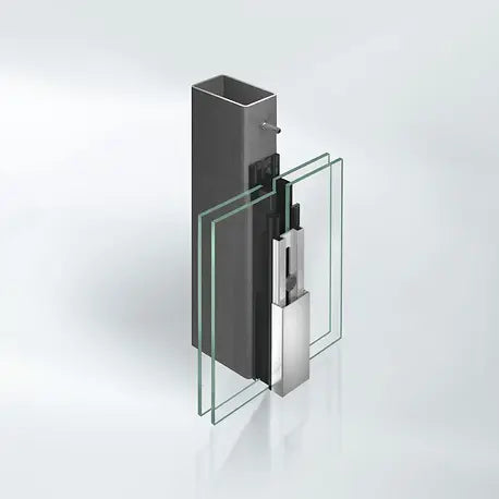 Schüco VISS TV Steel Façade | Dry Glazing | Super Insulation Uf 0.21 | Seamless Skylight Integration