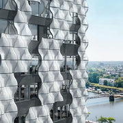 Schüco FACID Freestyle Textile Façade | Flowing 3D Forms | Lightweight Design & Digital Printing