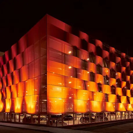 Schüco FACID 65 Textile Façade | Changeable Exterior | Multifunctional Design & Digital Print