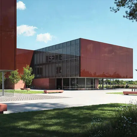 Schüco AF VC Ventilated Façade | BIPV Energy Generation | Concealed & Point Fixing Options