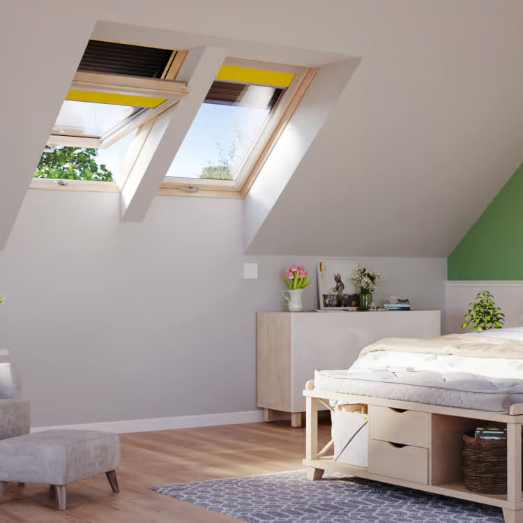 RoofLITE+ Slim Pine Roof Window | Slim Frame Pine & Aluminum Clad