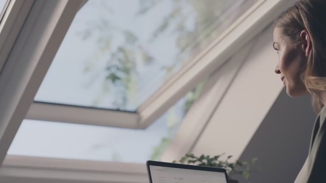 Load video: VELUX INTEGRA Electric and Solar Powered Roof Windows | Remote Control Venting with Rain Sensor | Smart Home Ready