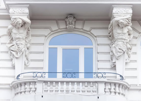 Segmentbogen Arch Window | Custom Segmental-Arch Window | PVC / Aluminum / Wood-Alu Frame Options