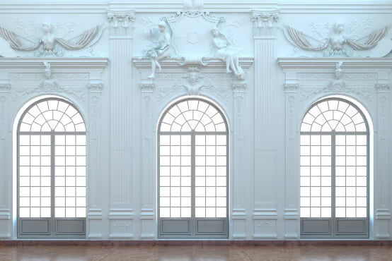 Segment-Arch Window | Custom Arch-Top Window | PVC, Aluminum or Wood-Alu Frames